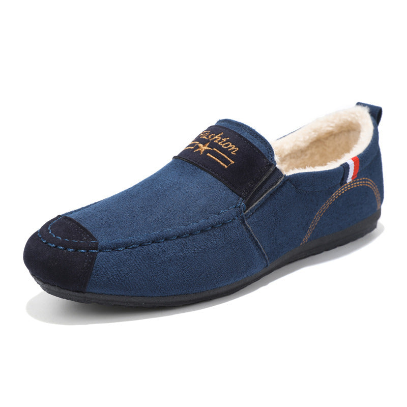 Men's Shoes Autumn And Winter Fleece-lined Gommino DanisBrothersStore