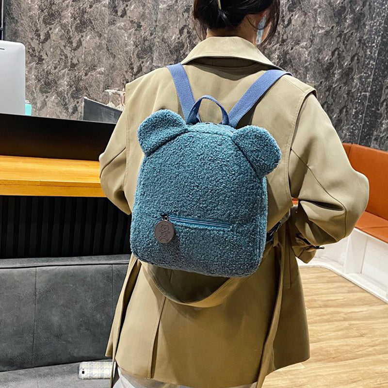 Bear Backpacks Portable Children Travel Shopping Rucksacks Women's Cute Bear Shaped Shoulder Backpack DanisBrothersStore