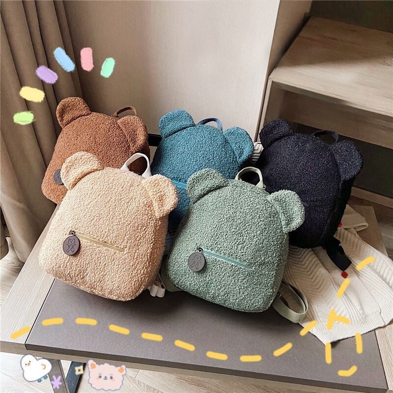 Bear Backpacks Portable Children Travel Shopping Rucksacks Women's Cute Bear Shaped Shoulder Backpack DanisBrothersStore